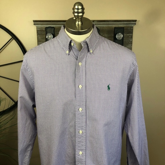 RALPH LAUREN Classic Fit Collared Button Shirt - Picture 8 of 8